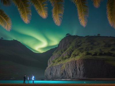 Advogado em tribunal moderno se preparando para apresentar defesa, rodeado por livros de direito e documentos legais.