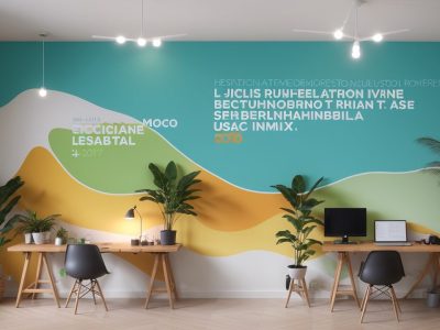 Ambiente de trabalho moderno com colaboradores usando tecnologia assistiva como leitores de tela e teclados adaptados, promovendo inclusão e acessibilidade.