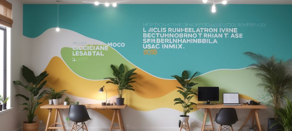 Ambiente de trabalho moderno com colaboradores usando tecnologia assistiva como leitores de tela e teclados adaptados, promovendo inclusão e acessibilidade.