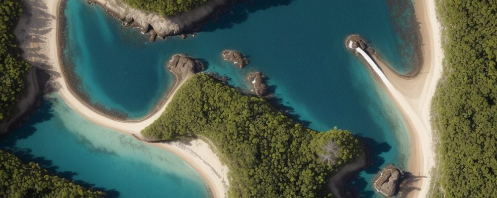 Equipe diversa colaborando em documentos de auditoria ambiental em escritório sustentável com vista para a natureza