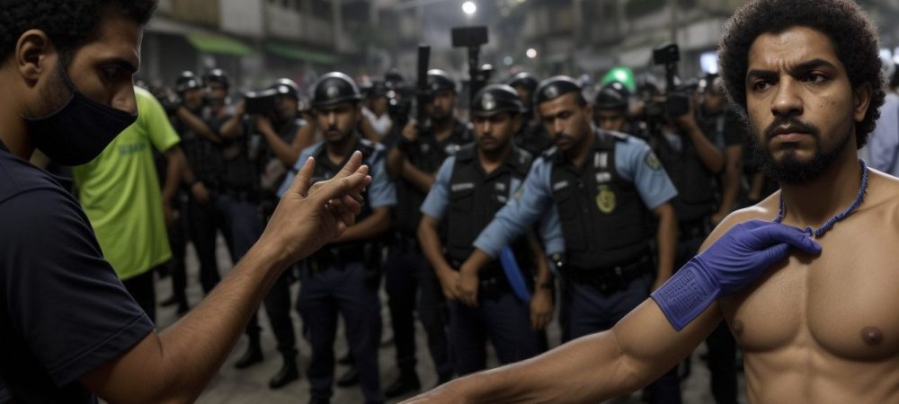 balanca-justica-crimes-hediondos.webp Uma balança da justiça equilibrando punições severas e dignidade das vítimas, representando crimes hediondos na sociedade brasileira.