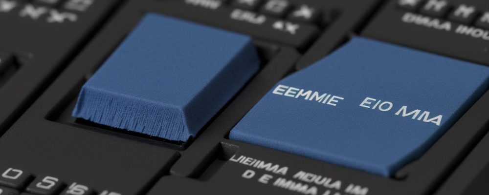 Uma sala de edição de vídeo vibrante com computador moderno, ferramentas criativas e clipes na tela.