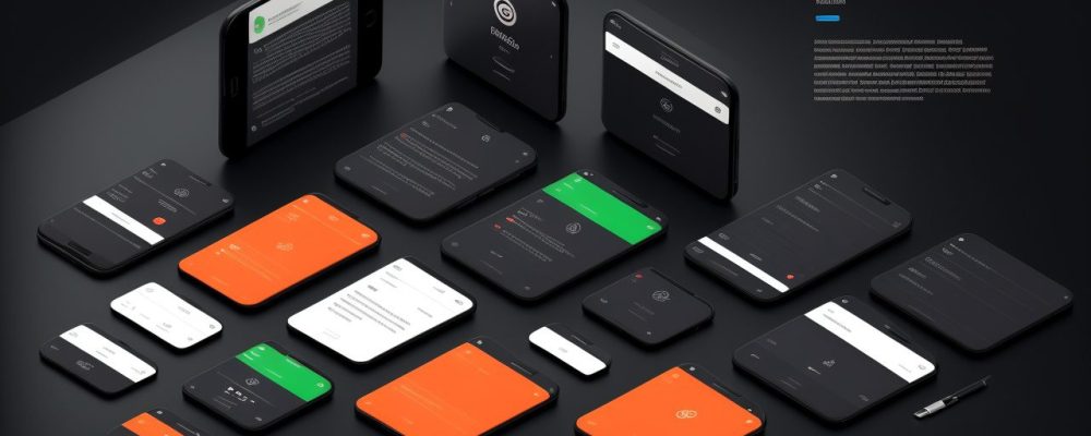 Consumidor satisfeito num escritório, segurando contrato e smartphone, visualizando o site do Procon sobre direitos do consumidor.