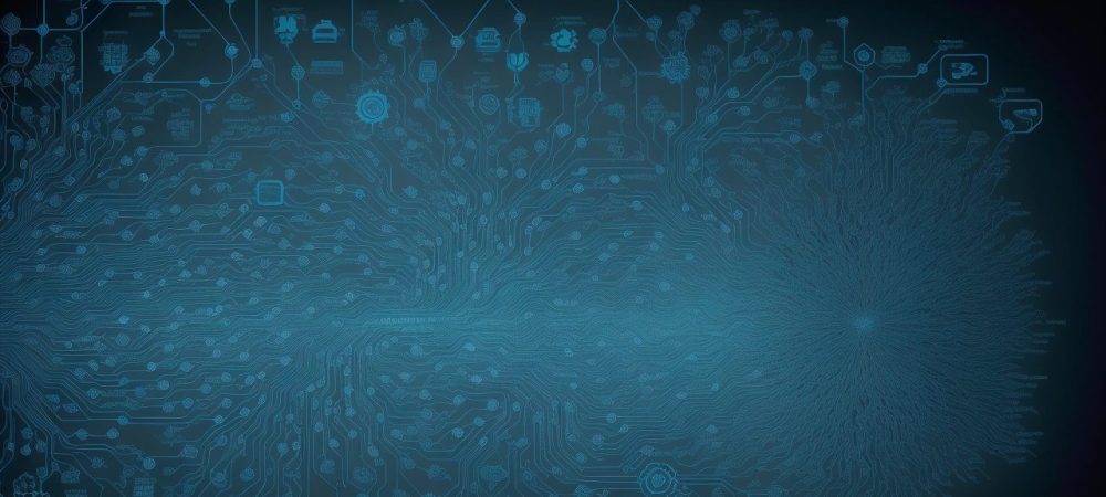 Equipe diversificada em ambiente de escritório moderno analisando dados em telas interativas sobre gestão da informação e conhecimento.