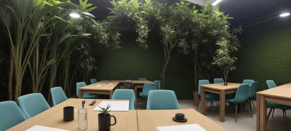 Grupo de profissionais discutindo estratégias de direitos trabalhistas em um ambiente colaborativo iluminado por luz natural.