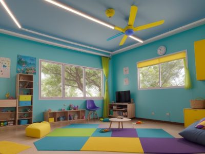 Sala de aula moderna com estudantes utilizando tablets interativos, engajados no aprendizado com tecnologias educacionais.