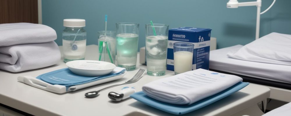 Profissionais de saúde discutem dilema ético em hospital, destacando bioética e ética médica.