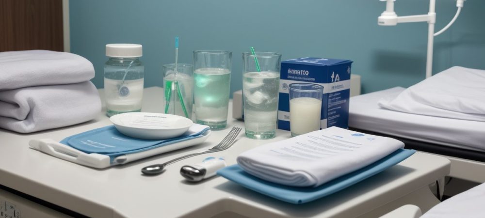 Profissionais de saúde discutem dilema ético em hospital, destacando bioética e ética médica.