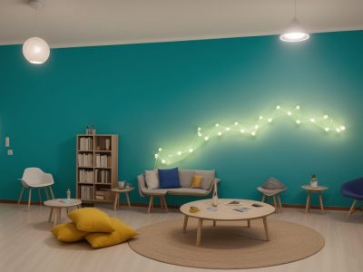 Sala de aula com alunos discutindo ética e moral em filosofia, cercados por livros de Platão e Aristóteles.