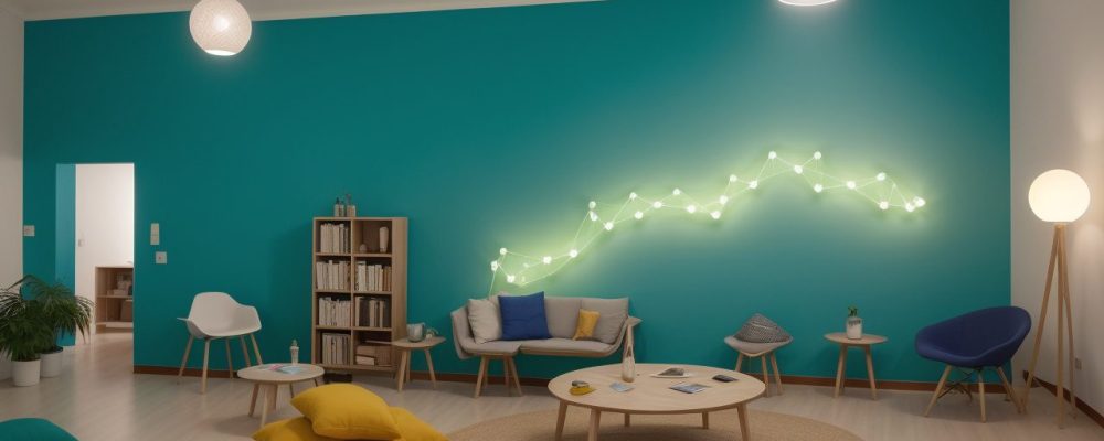 Sala de aula com alunos discutindo ética e moral em filosofia, cercados por livros de Platão e Aristóteles.