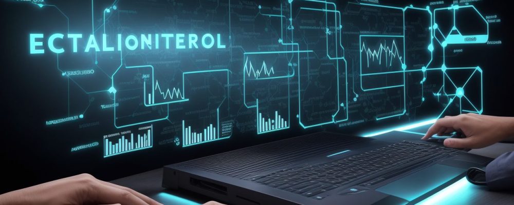 Profissional em ambiente moderno criando página web com HTML avançado no serviço público