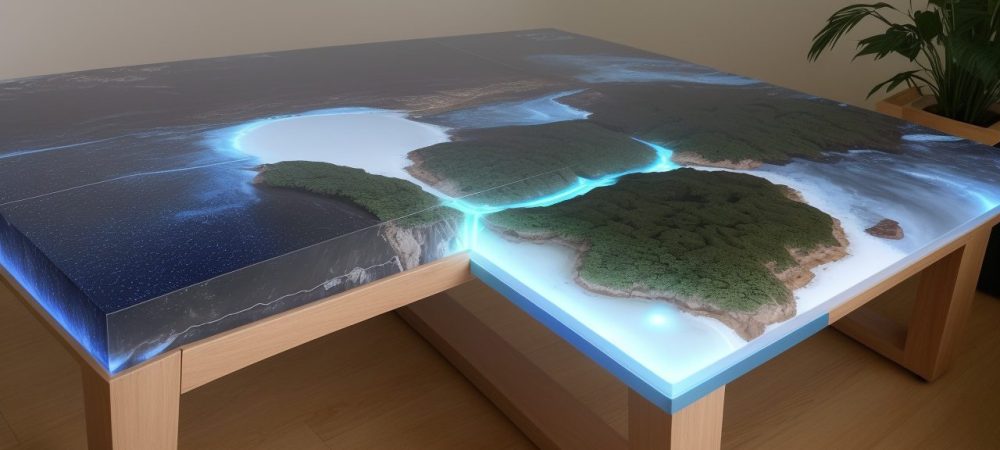 Ambiente de trabalho moderno com documentos oficiais e laptop exibindo modelo de relatório em mesa organizada.