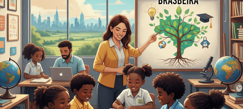 Ilustração representativa do Plano Nacional de Educação 2026-2036