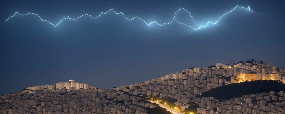 Um psicólogo forense analisando um perfil criminal em ambiente de investigação, com gráficos e documentos.