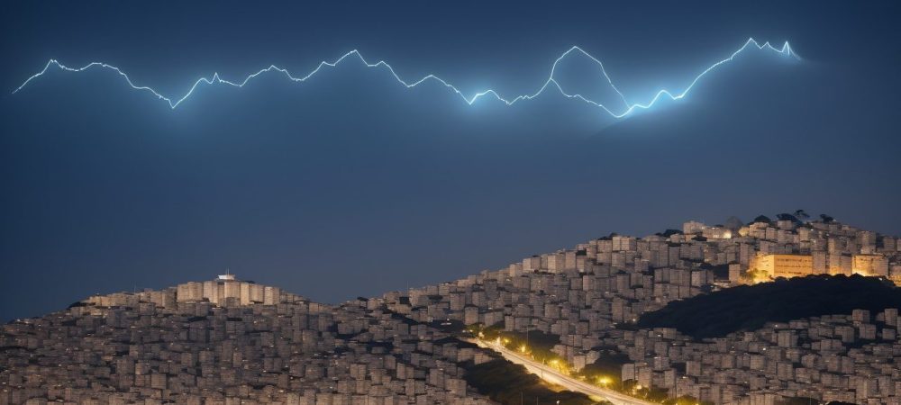 Um psicólogo forense analisando um perfil criminal em ambiente de investigação, com gráficos e documentos.