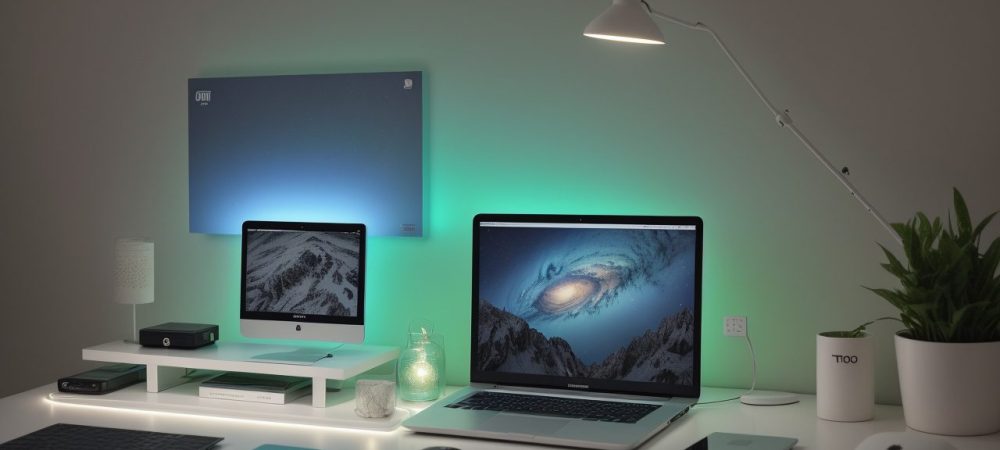 Gestores e colaboradores em reunião colaborativa discutindo questões de direito do trabalho, com laptops e gráficos ao fundo.