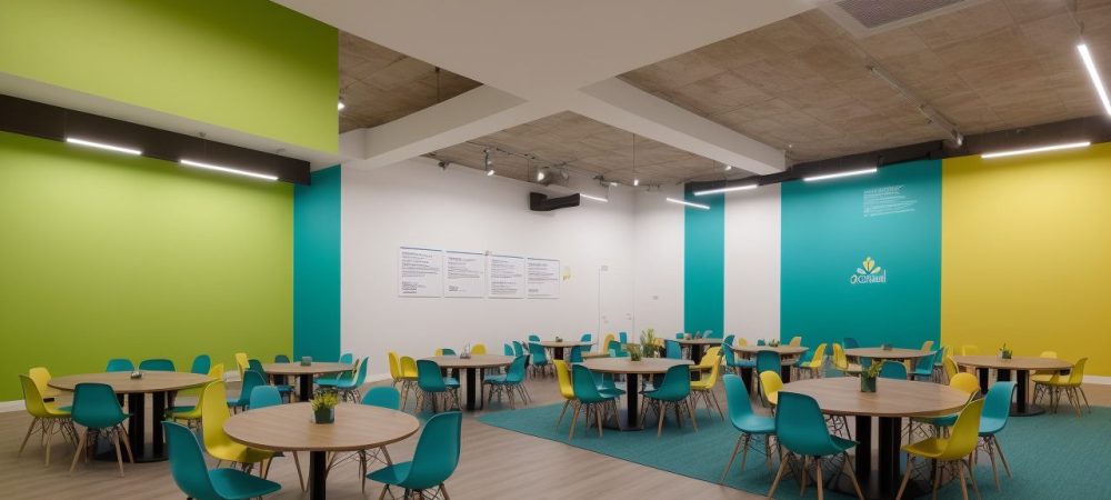 Profissionais de diversas origens em reunião sobre gestão da diversidade nos órgãos públicos, em ambiente moderno e colaborativo.