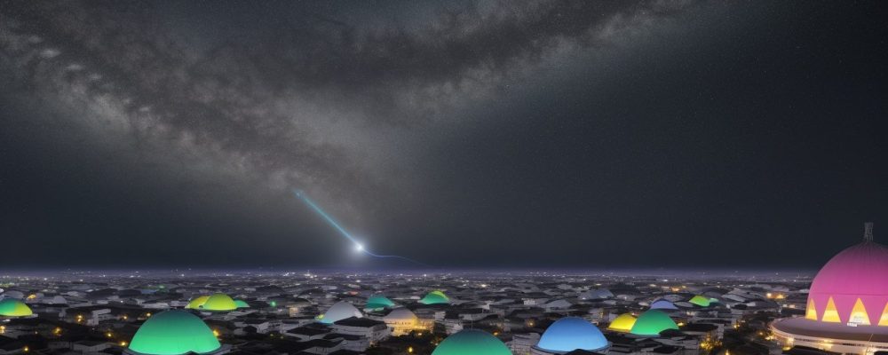 Sala de aula moderna e interativa com alunos engajados, utilizando tecnologias na educação digital em um ambiente colorido.