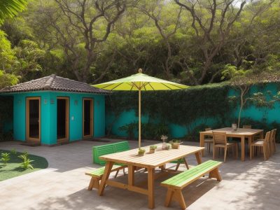 Sala de aula montessoriana iluminada com crianças interagindo em atividades como jardinagem e culinária, promovendo autonomia.