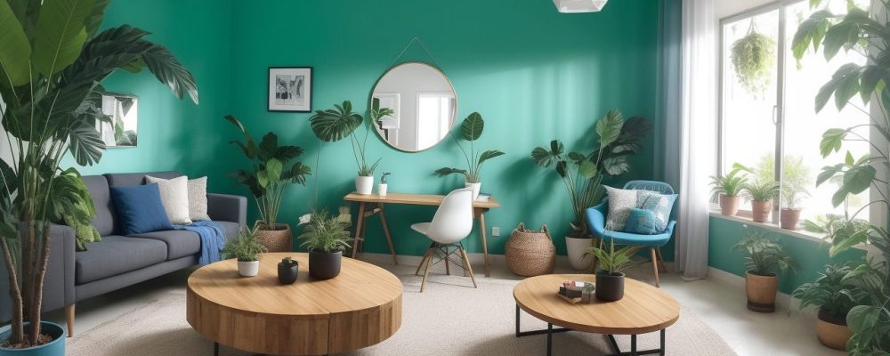 Servidores em sala moderna discutindo saúde mental, com materiais de avaliação psicossocial em destaque.