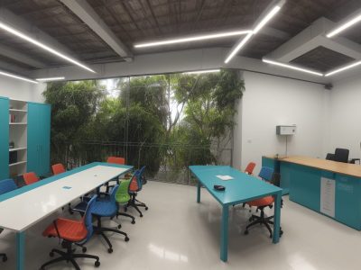 Servidor público em ambiente de trabalho analisando relatórios financeiros com gráficos sobre auditoria interna em uma mesa iluminada.