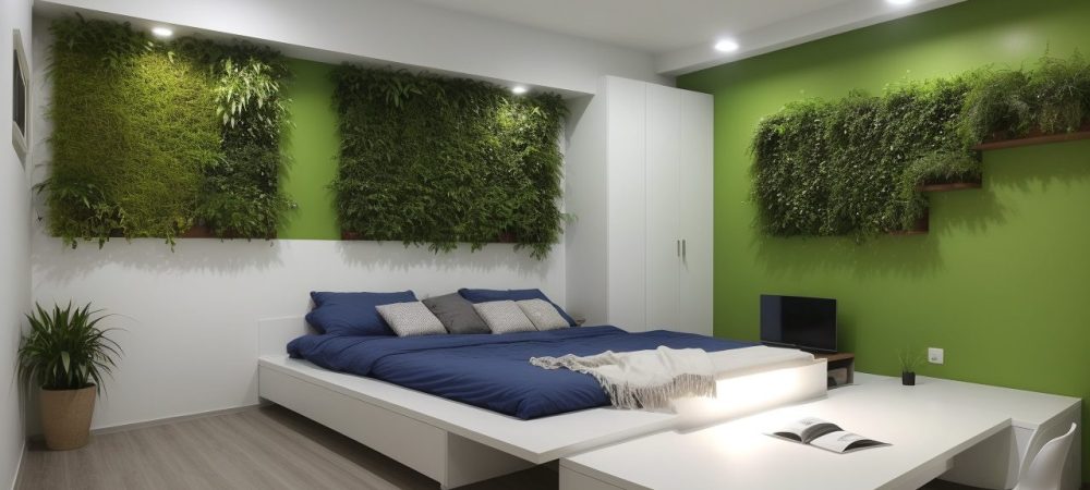 Um servidor público analisando dados em um grande monitor, com gráficos e tabelas, em um escritório moderno.