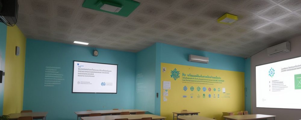 Alunos e professores em treinamento de primeiros socorros, aprendendo manobras com a Lei Lucas em sala de aula.